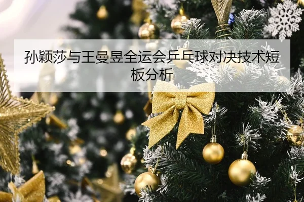 孙颖莎与王曼昱全运会乒乓球对决技术短板分析